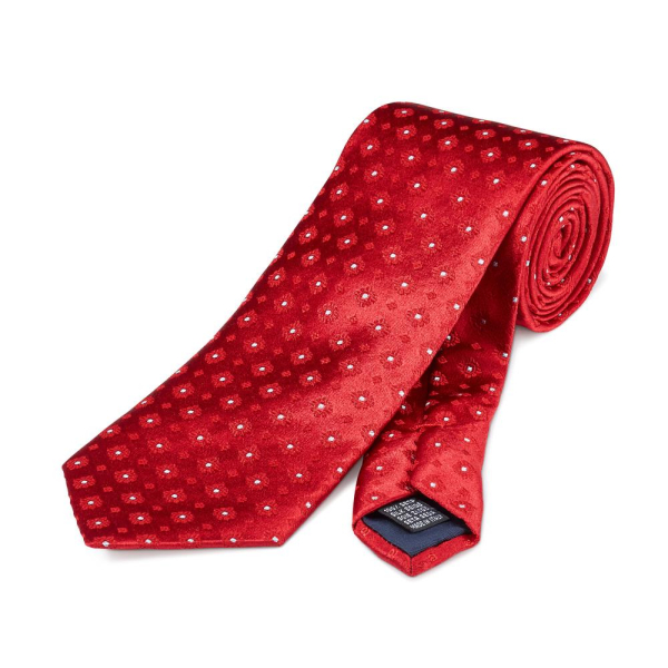 Red Woven Tie