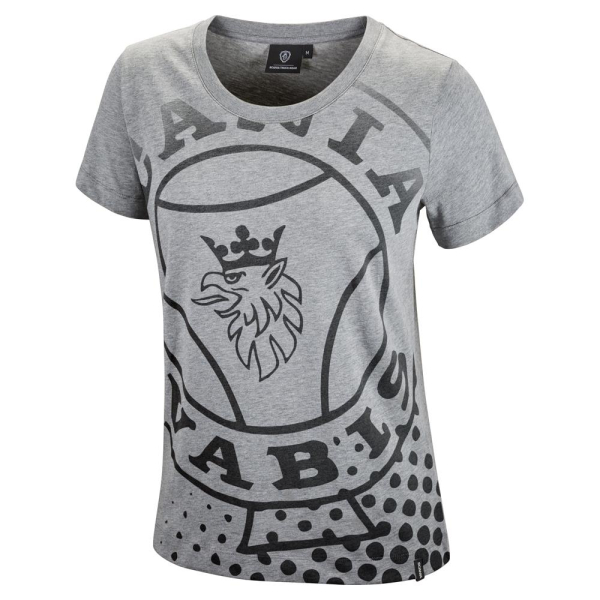 Ladies Grey Regular Grand Vabis T-Shirt