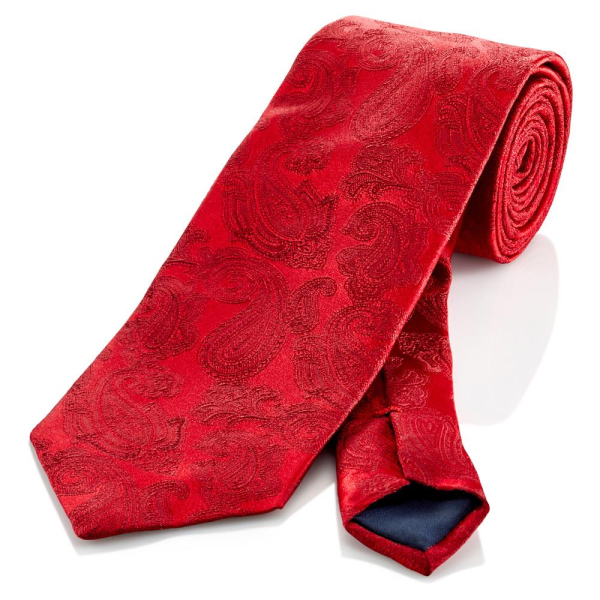 Red Silk tie