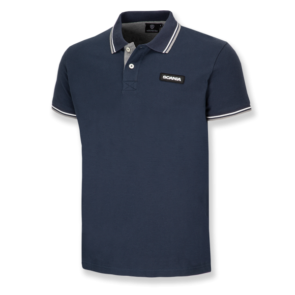 Men's Navy Classic Scania Pique