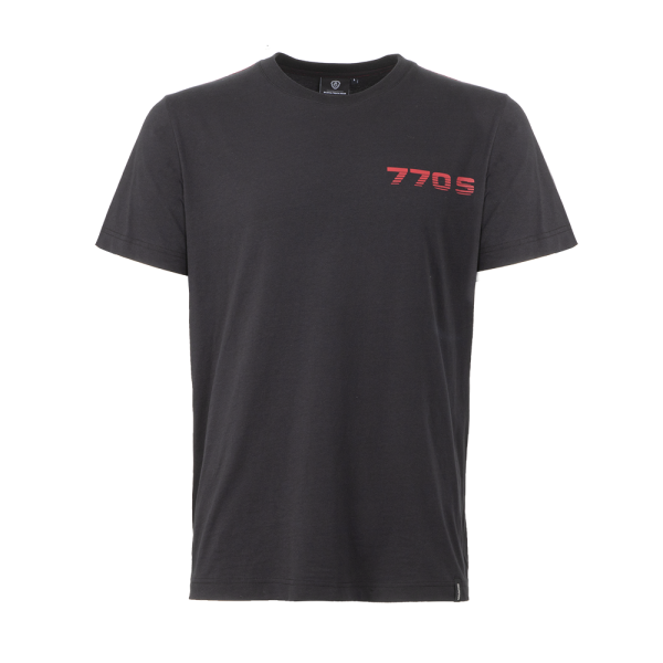 T-shirt z nadrukiem z silnikiem 770