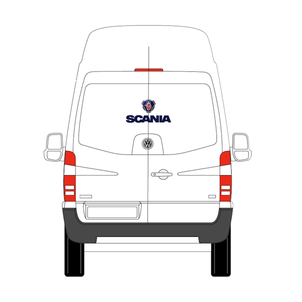 Voertuigsticker met Scania logo (949 x 494)