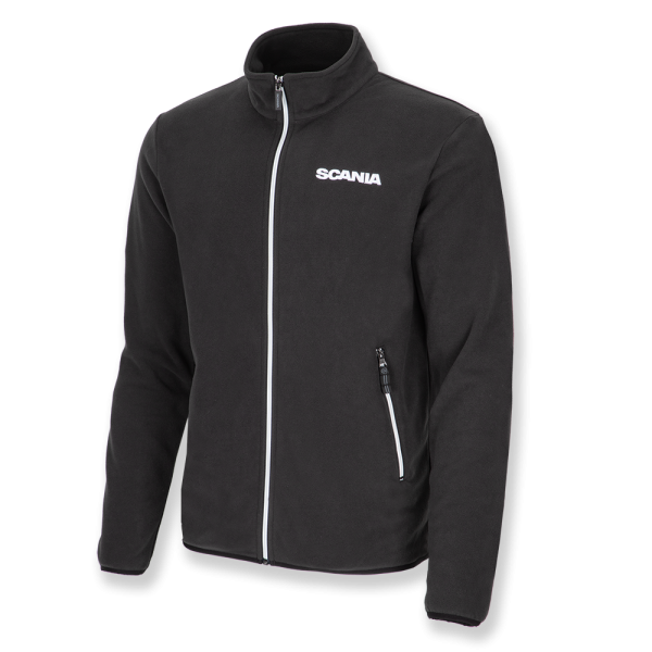 Men's Black Fleece Jacket