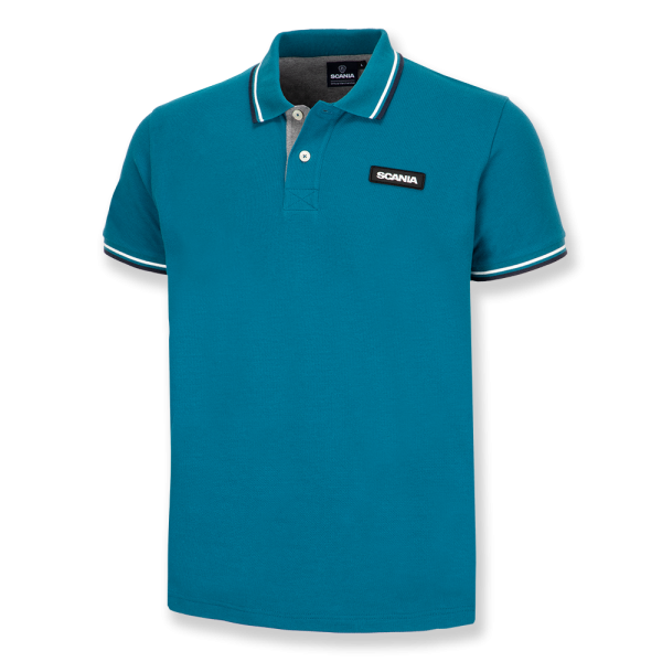 Men's Coast Blue Classic Scania Pique 