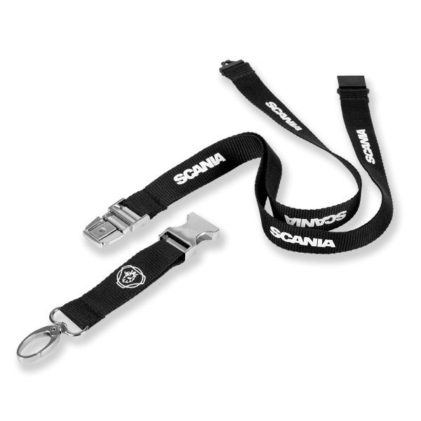 Black Buckle Lanyard (25 PK)