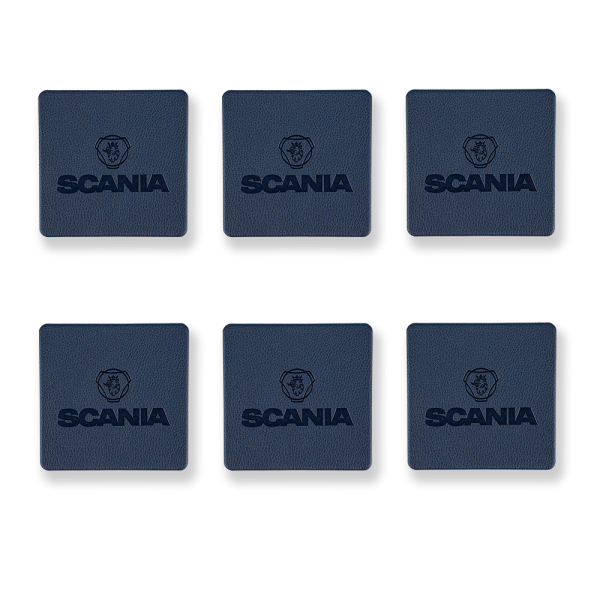 Glasunderlag (6 stk.)