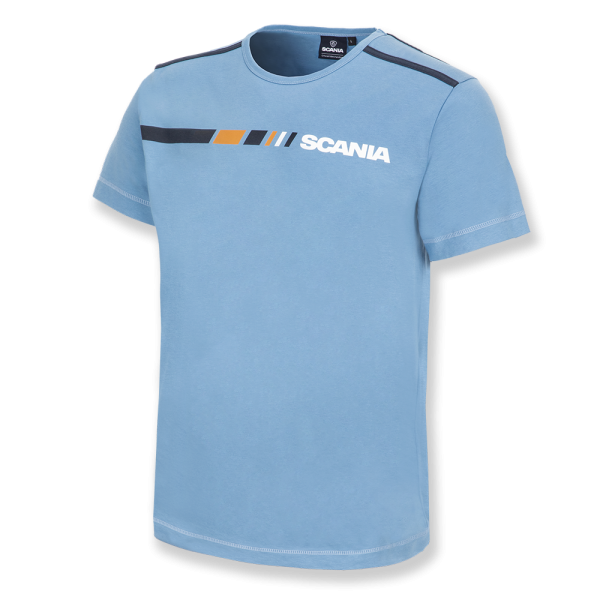 Men’s Sky Blue Stripe T-Shirt