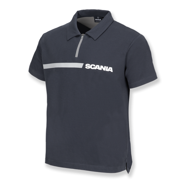 Men’s Deep Blue 1/4 Zip Polo