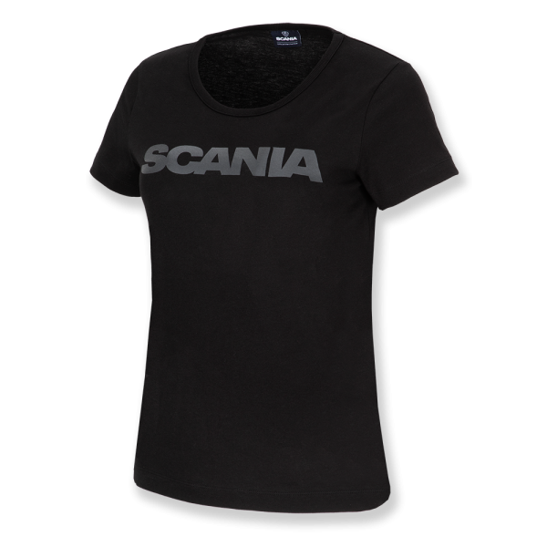 Women's Black Basic Wordmark T-Shirt